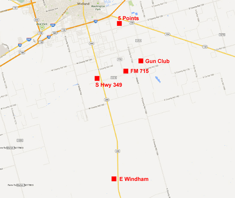 Chaparral Water Systems - FM 715 Water Station Map